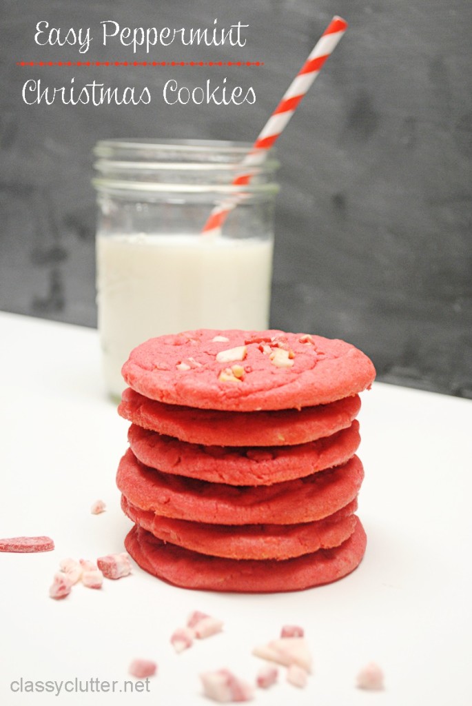 Yummy Peppermint Cookies - perfect for Santa!