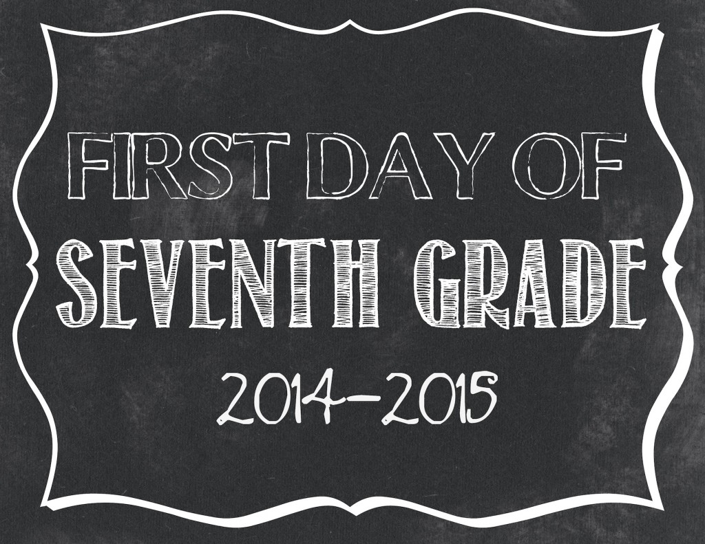 First Day Of School Printables 2014 2015 jpg Files Classy Clutter