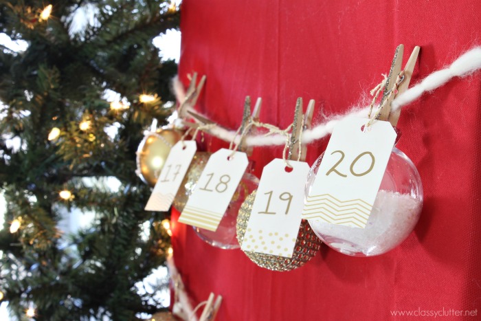 DIY Advent Tree Calendar