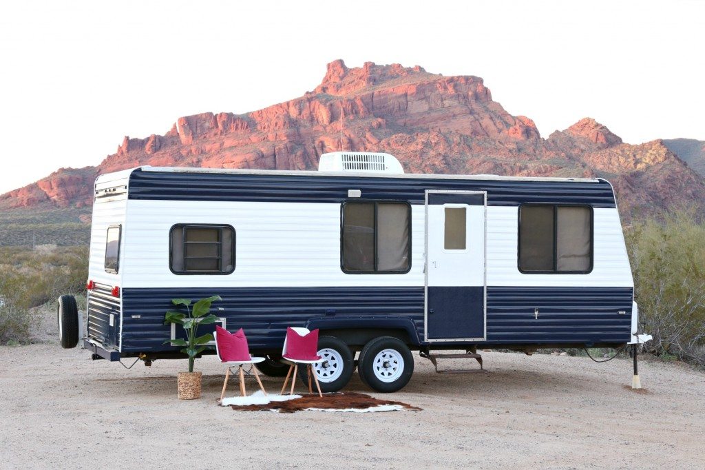 Camper Makeover: How to Repaint a Travel Trailer