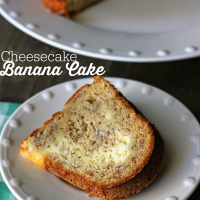 Cheesecake Banana Cake Recipe
