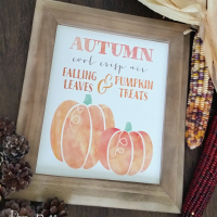 Fall Pumpkin Printable