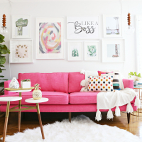 Modern Ranch Reno: The Perfect Sofa for my Office