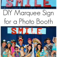 DIY Marquee Sign for a Photo Booth