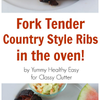 Fork Tender Country Style Ribs and Coleslaw Recipe