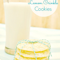 The BEST Lemon Crinkle Cookies