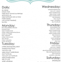 Weekly Cleaning Schedule: Improve Your Cleaning Habits
