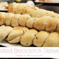 Twisted Breadstick Skewers