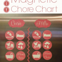 DIY Magnetic Chore Charts