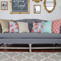 How to reupholster a sofa