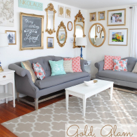 Gold Glam Gallery Wall 