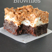 Marshmallow Crunch Brownies
