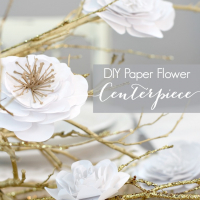 Paper Flower Centerpiece