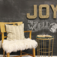 Jute Wrapped JOY letters and a BIG announcement!