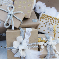 Glamorous Gift Wrap Ideas