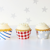 Party Ideas: Easy Cupcake Wrappers