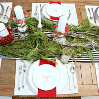Festive Tablescape for a Holiday Dinner Party