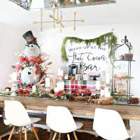 Snowman Christmas Tree - Christmas Tree Decoration Ideas