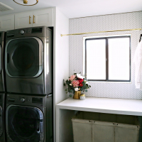 Modern Ranch Reno: Laundry Room Part 4 The Backsplash