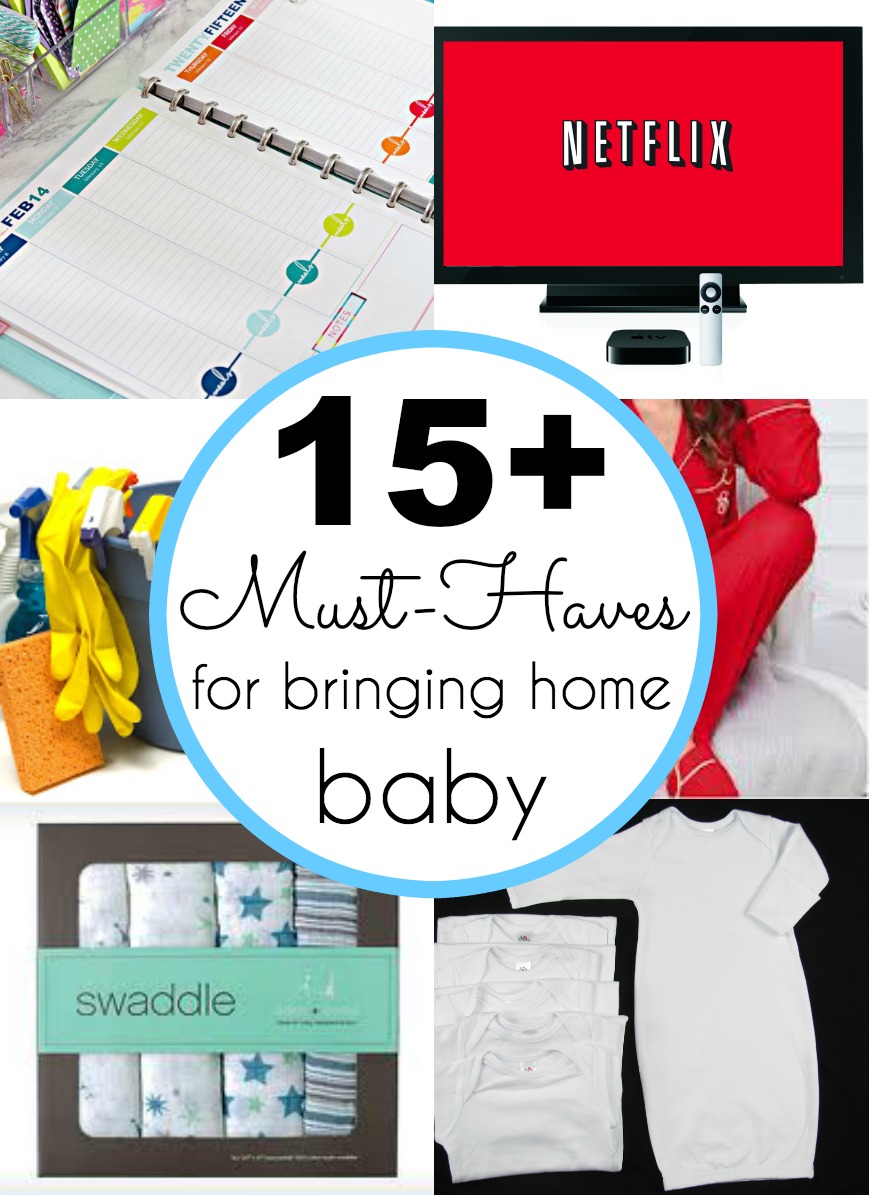 15 necessities when you have a Newborn