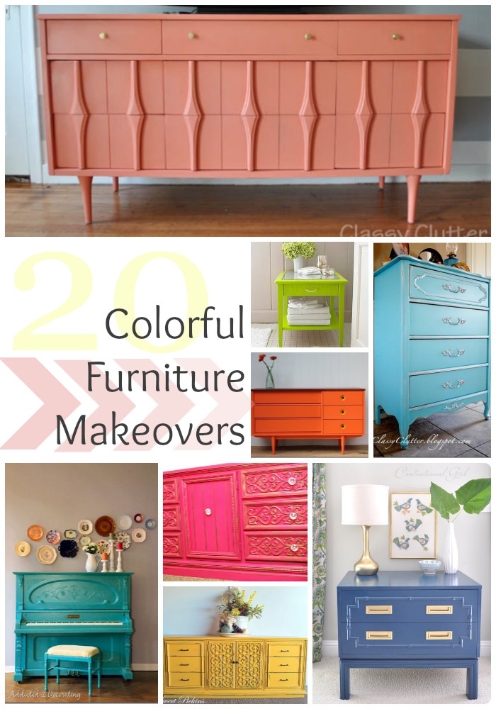 Colorful Furniture Makeovers