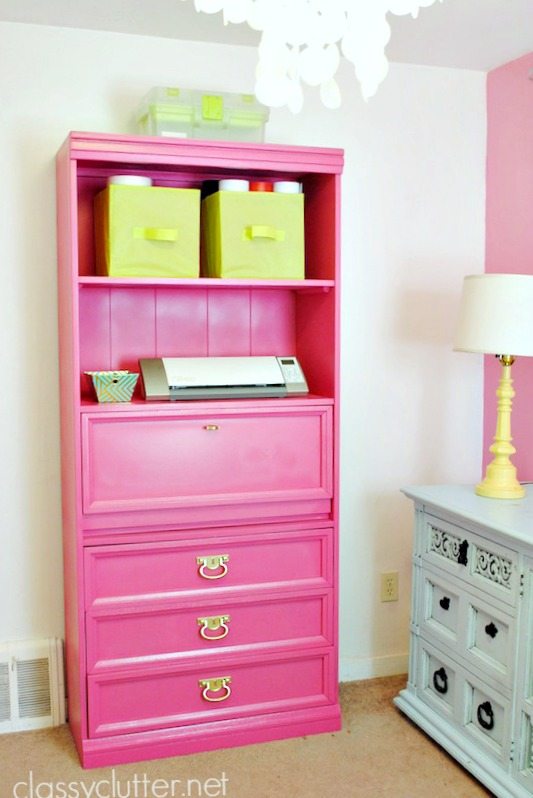 Pink Bookcase
