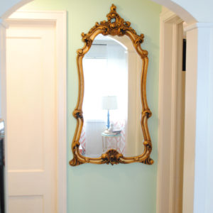 How to paint over stripes + my hallway makeover