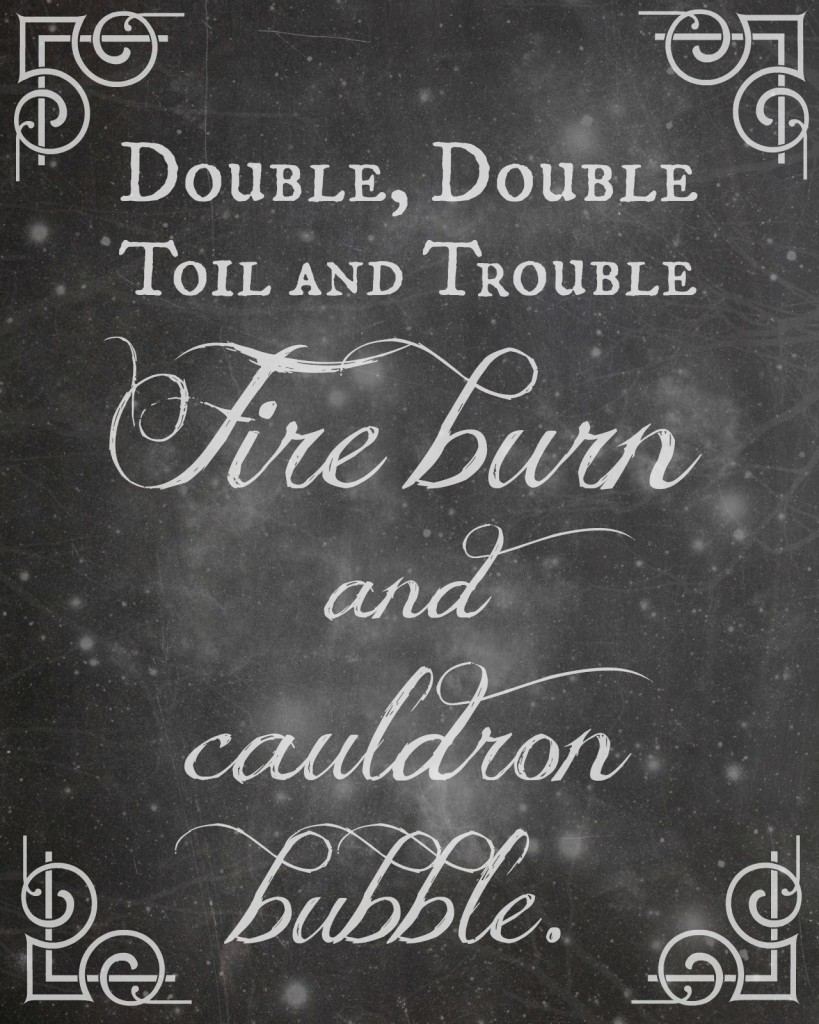 double double toil and trouble