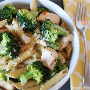 One Pot Chicken, Penne and Broccoli