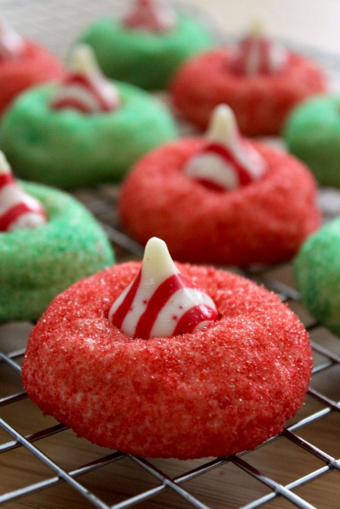 Christmas Treats - Candy Cane Blossoms