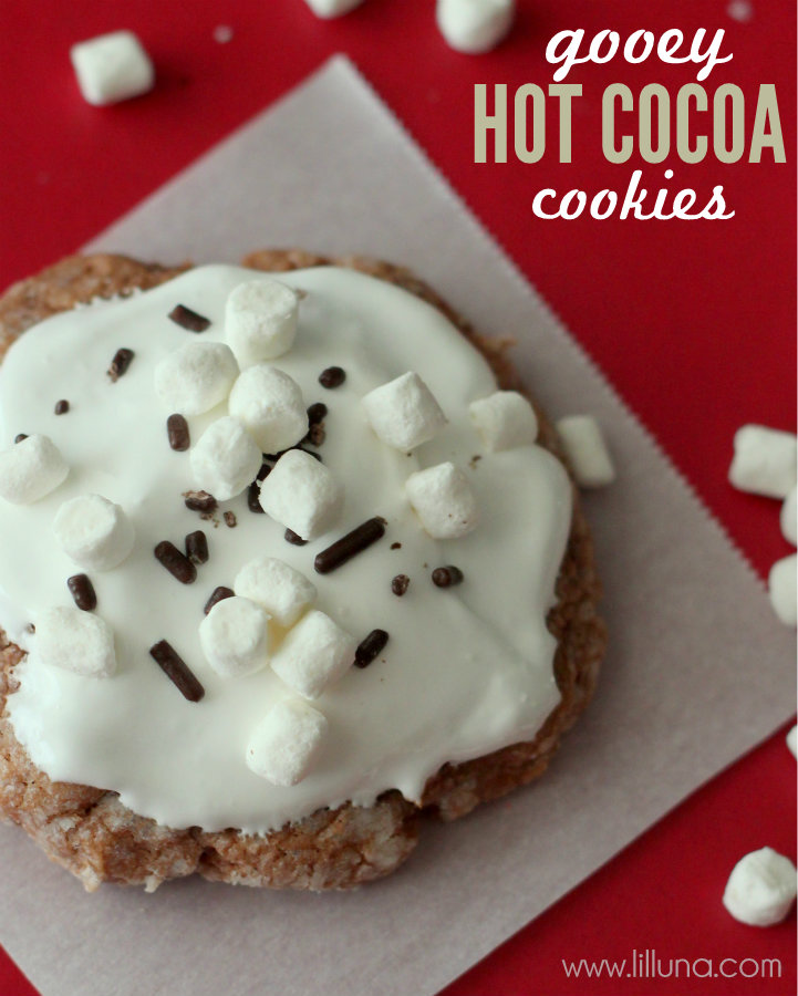 Christmas Treats -Hot Cocoa Cookies
