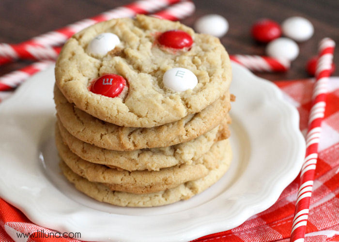 Christmas Treats - M&M Cookies