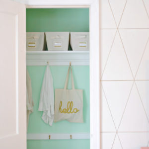 DIY Coat Closet Makeover