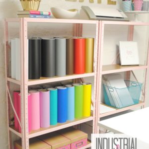 Inexpensive Craft Room Shelving
