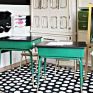 DIY Kids Homework Station