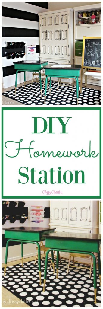 Children's Art & Homework Station – How To Display Their “art” - Our  Thrifty Ideas