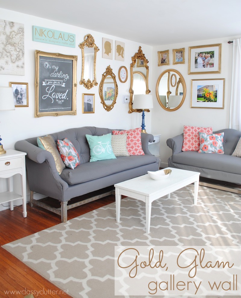 Gold Glam Gallery Wall