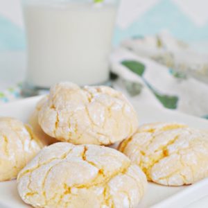 Cake Mix Lemon Cookies