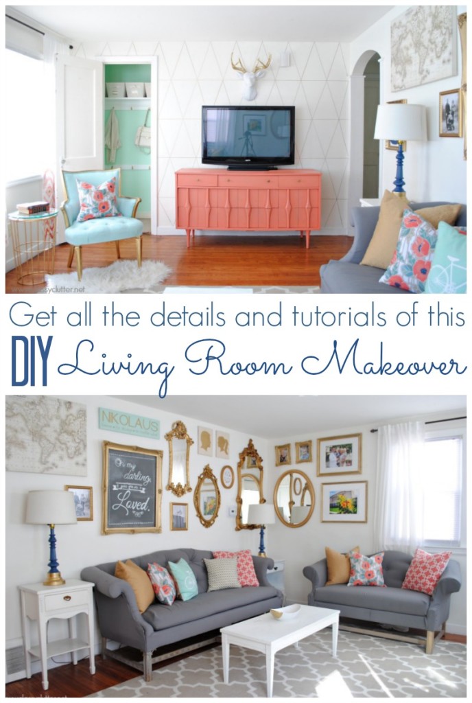 DIY Living Room Makeover