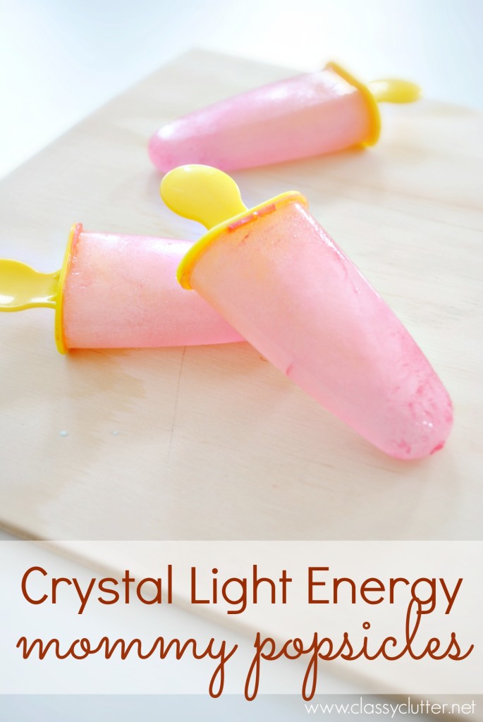 Crystal Light Energy Popsicles for Mommies