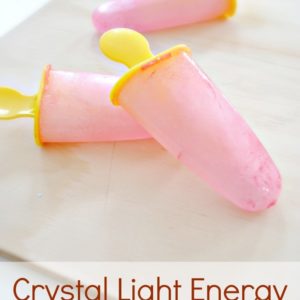 “Mommy’s” Crystal Light Energy Popsicles