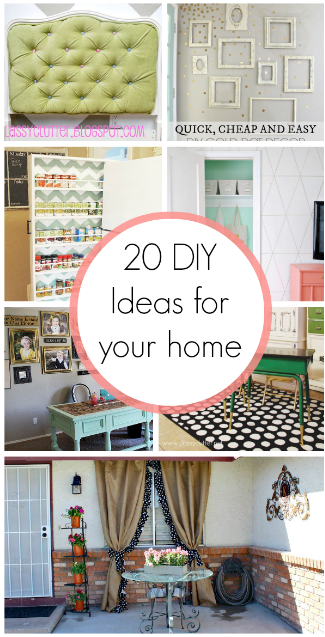 20 DIY Ideas for your home