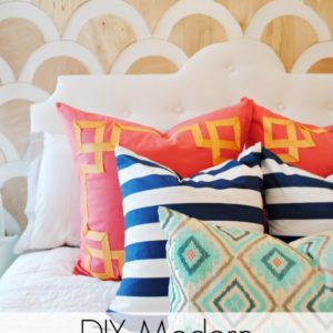DIY Modern Tufted Headboard