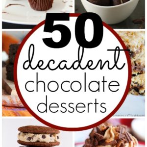 50 Chocolate Dessert Recipes