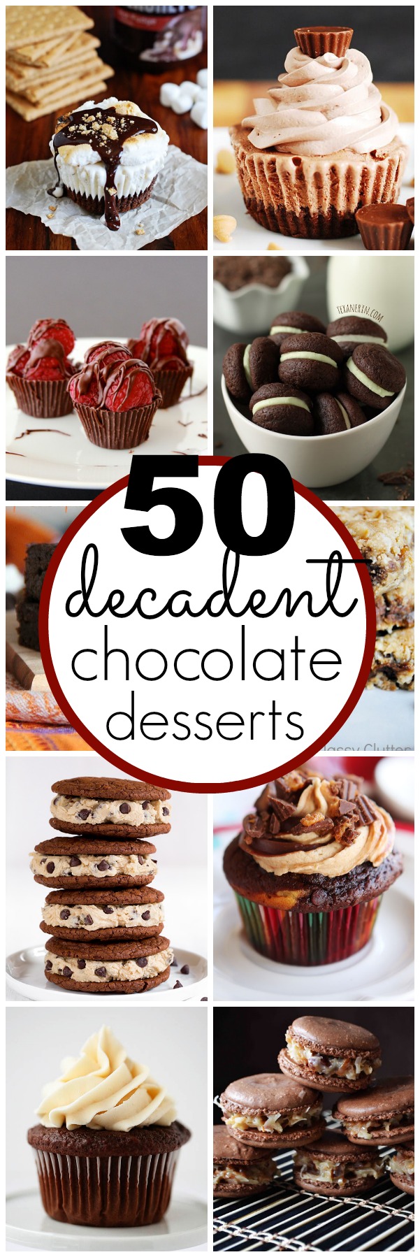 50 Decadent Chocolate Desserts | www.classyclutter.net