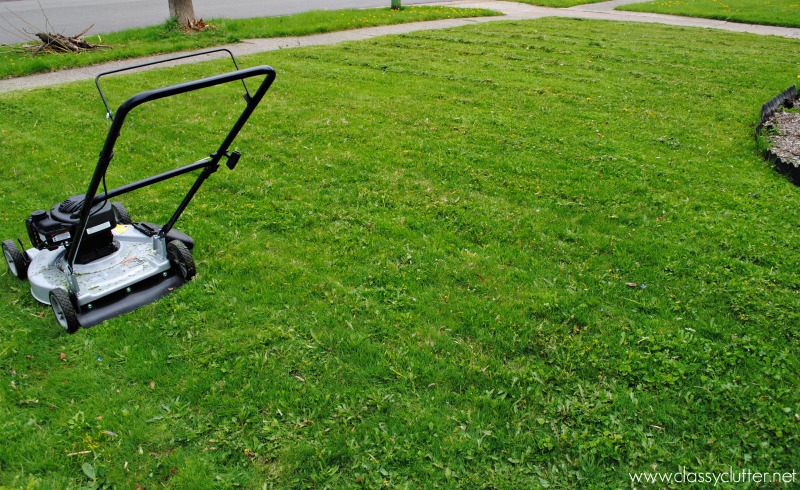How to mow the lawn | www.classyclutter.net