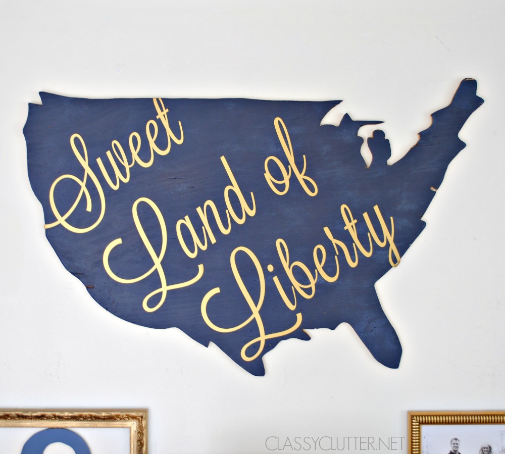 Sweet Land of Liberty - DIY Wood Wall Art