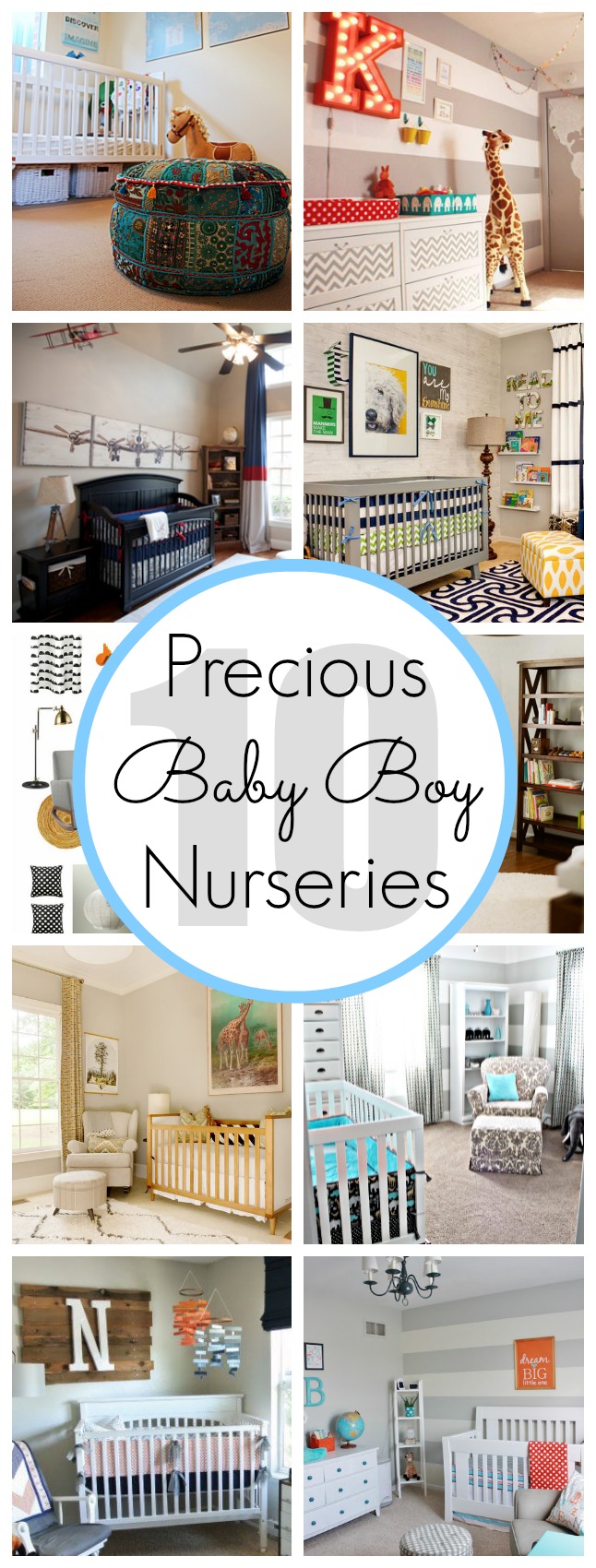 10 Precious Baby Boy Nursery Ideas - www.classyclutter.net