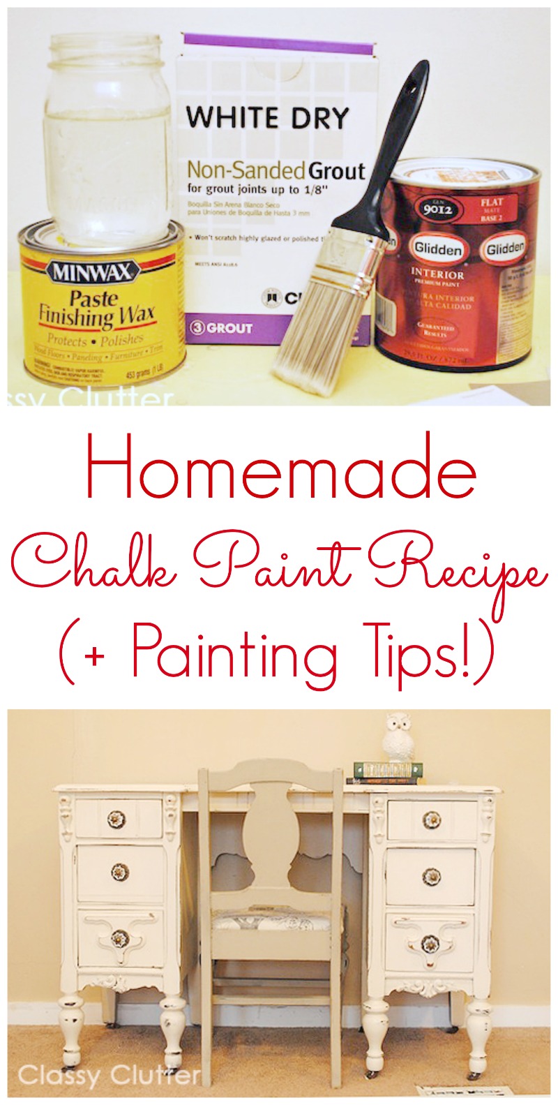 Homemade Chalk Paint Recipe