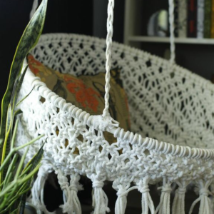 DIY Hanging Macramé Chair